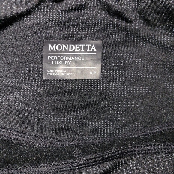 NWT Mondetta Fleece Lined Reflective Black Camo Leggings - Picture 3 of 9